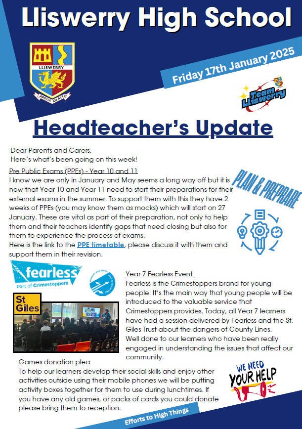 Lliswerry High tweet media