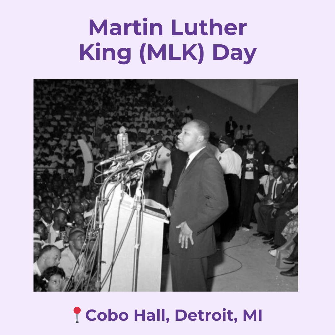 Did you know that Dr. Martin Luther King Jr. first delivered his "I Have a Dream" speech in Detroit on June 23, 1963, during the Detroit Walk to Freedom?

As we honor MLK Day, let’s use our voices and actions to create a future rooted in equality, hope and justice.