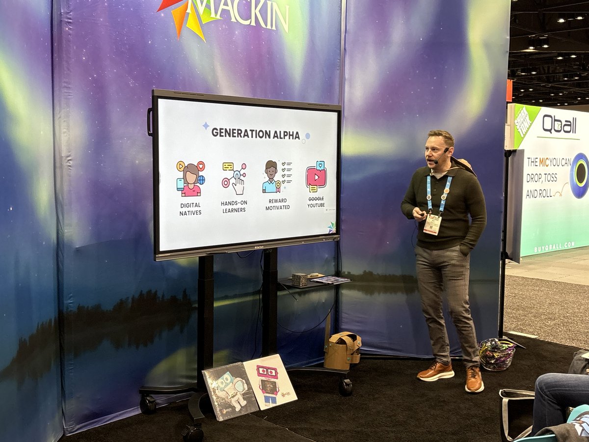 MackinMaker (@mackinmaker) on Twitter photo Please welcome back <a href="/MackinLearning/">MackinLearning</a> Maker Specialist Ben! He's here to share insights on engaging the next generation in the makerspace. 🤖 #FETC #FETC25 #FETC2025
📍 Booth 2263 Please welcome back <a href="/MackinLearning/">MackinLearning</a> Maker Specialist Ben! He's here to share insights on engaging the next generation in the makerspace. 🤖 #FETC #FETC25 #FETC2025
📍 Booth 2263