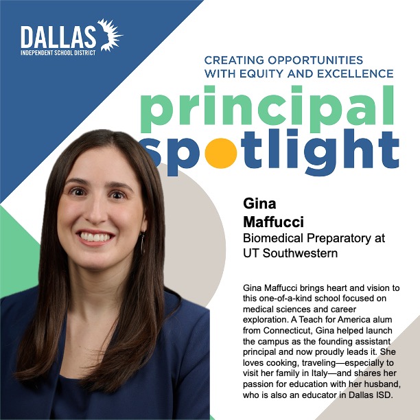DallasISDSupt's tweet image. When she was a reading language arts and social studies teacher at Kramer Elementary, Principal Maffucci was a finalist for Dallas ISD Elementary Teacher of the Year.