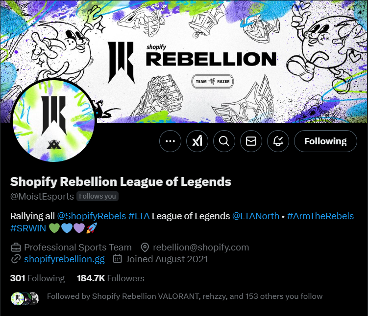 Moist Esports Rocket League tweet media