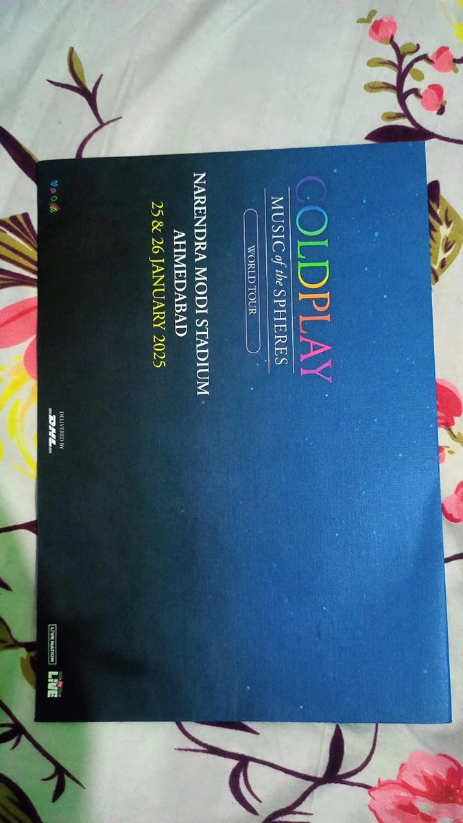 AakashDJ16's tweet photo. Selling of 2 Cold Play tickets at cost price 6.8K for total 2 tickets
The tickets are from Block C Bay 2 Lower  HH -27, 28 these are adjacent seats Sat, 25 Jan, 2025| 6:00pm
Location 📍 Ahmedabad
Contact Number :8939446846
#Coldplay  #Ahmedabad #Coldplayindia https://t.co/3q3aFihUdB