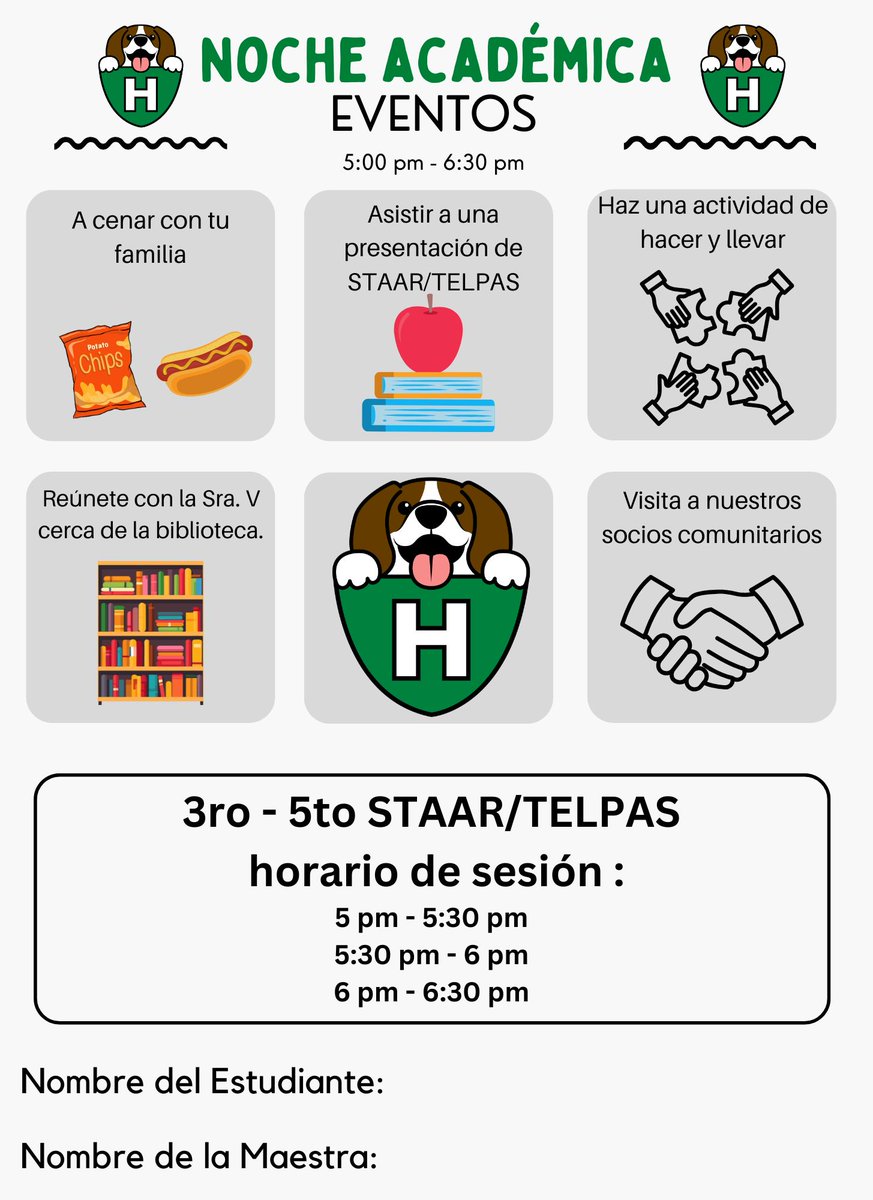 We hope you can join us for our Academic Night on Thursday, January 30, 2025 from 5:00 - 6:30 pm.  #hdeproud #behde #hdehounddogs #teamhounddogs