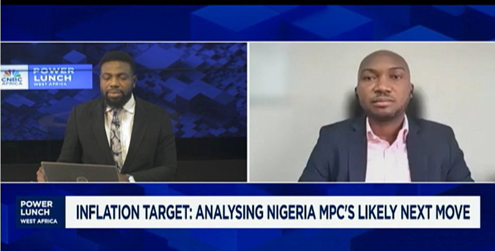 PwC_Nigeria's tweet photo. PwC’s Abiodun Kayode-Alli @DkayodeAlli, Senior Manager, Tax was featured on @CNBCAfrica. On the programme, he analysed Nigeria’s economic trends and the revised MPC schedule.

Watch here: https://t.co/2iqfAmYNNk https://t.co/ZncwBCoGY7