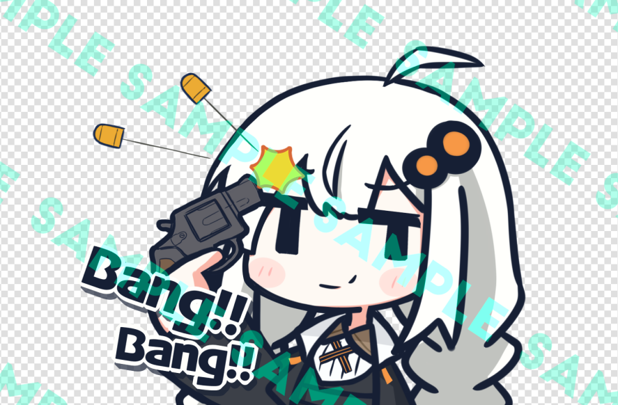 紲星あかり 「かじきさんのところの企画動画イラストを描きました!ロシアンルーレット企画っていっ」|木屑@デザフェスvol.57【両日 G-141】東京ビッグサイト南ホール 5/20-21のイラスト