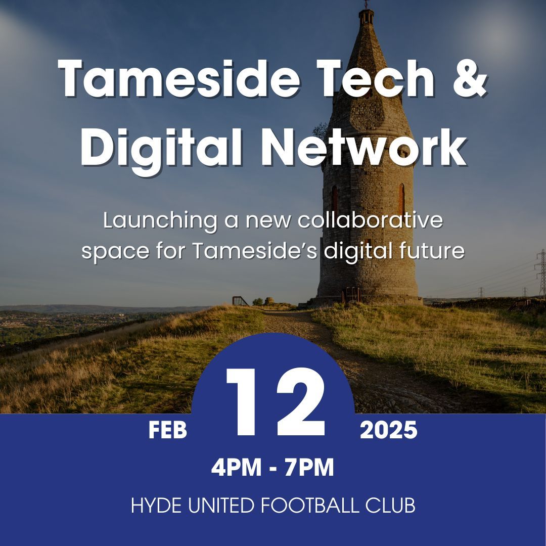 ProjectOpalLtd's tweet photo. 🚀 Join the Tameside Tech &amp; Digital Network!
https://t.co/BJiaed9Rc5 

✨ Connect with industry peers
🎤 Hear from inspiring guest speakers
🤝 Help shape the future of Tameside’s tech scene

Refreshments and free parking available. Don't miss out! https://t.co/WuWEksDttY