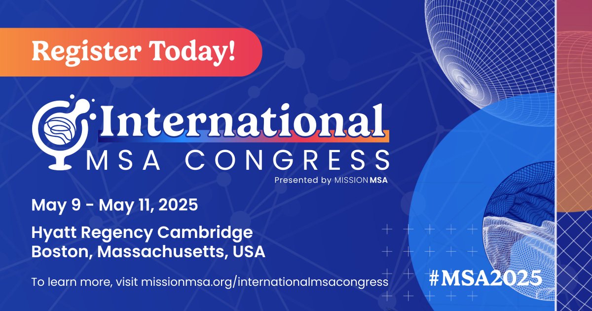 Reminder: early bird registration is open for #MSA2025! 🔎

Don’t miss your chance to join the #global #MSA #community at this exciting hybrid event, happening 5/9-5/11, in #Boston or #virtually from anywhere in the world.

#Register: missionmsa.org/internationalm…