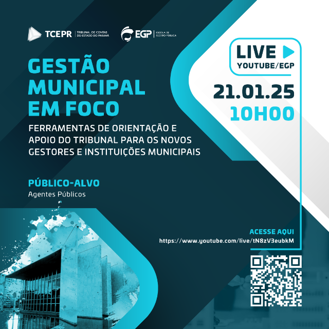TCEPR's tweet photo. Tribunal promoverá live para orientar prefeitos em início de mandato no Paraná. 

Saiba mais pelo link: https://t.co/xP5PQpaLT4. https://t.co/C4BBk48EV2