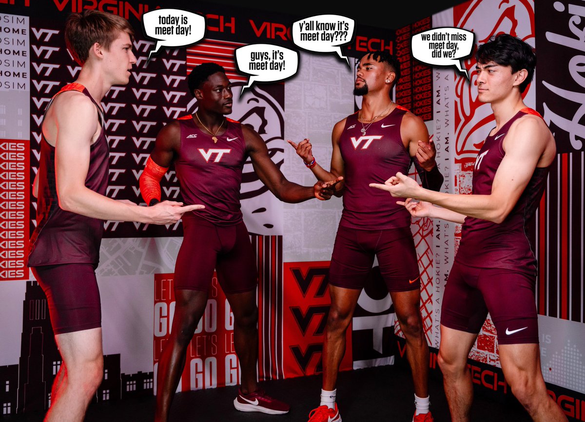 #meetday 

#Hokies 👟 | 🔗 vthoki.es/XCTF24