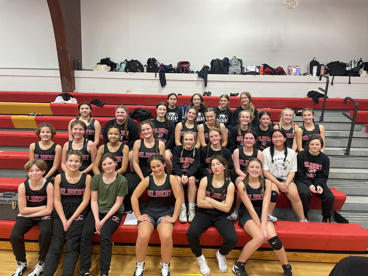 Shoutout to our MS girls wrestling team. Yesterday, Gilbert competed as a standalone girls team for the first time in school history. Thank you to Coach Matthew Shuka and his assistant coaches for our giving our Tigers such a great experience. The future is bright!
<a href="/IGHSAU/">IGHSAU</a>