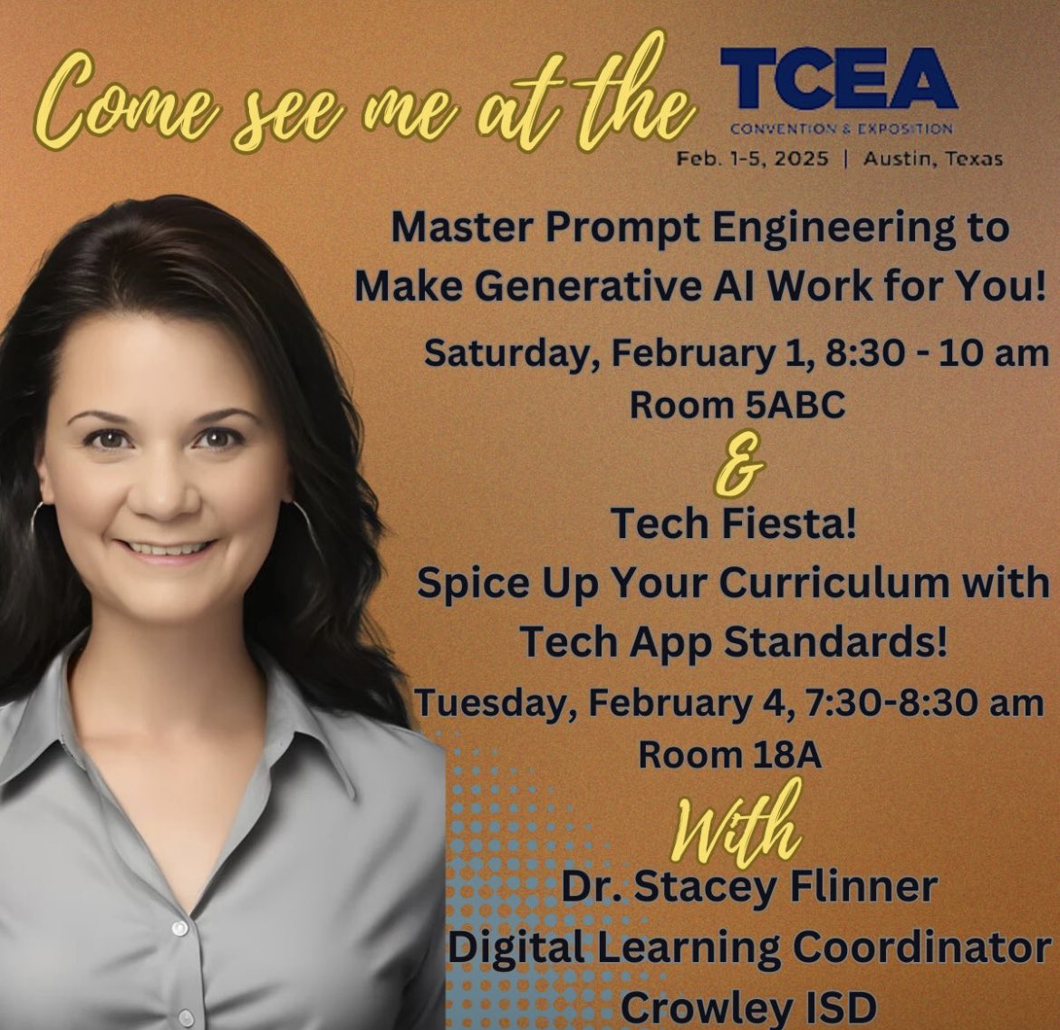 Looking forward to another great convention! #tcea25