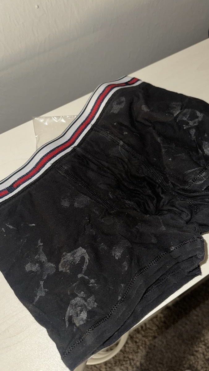 brownjockdude's tweet photo. Who wants a pair of my cum stained boxers 

#usedboxers #underwear #boxers https://t.co/4InQCha50g