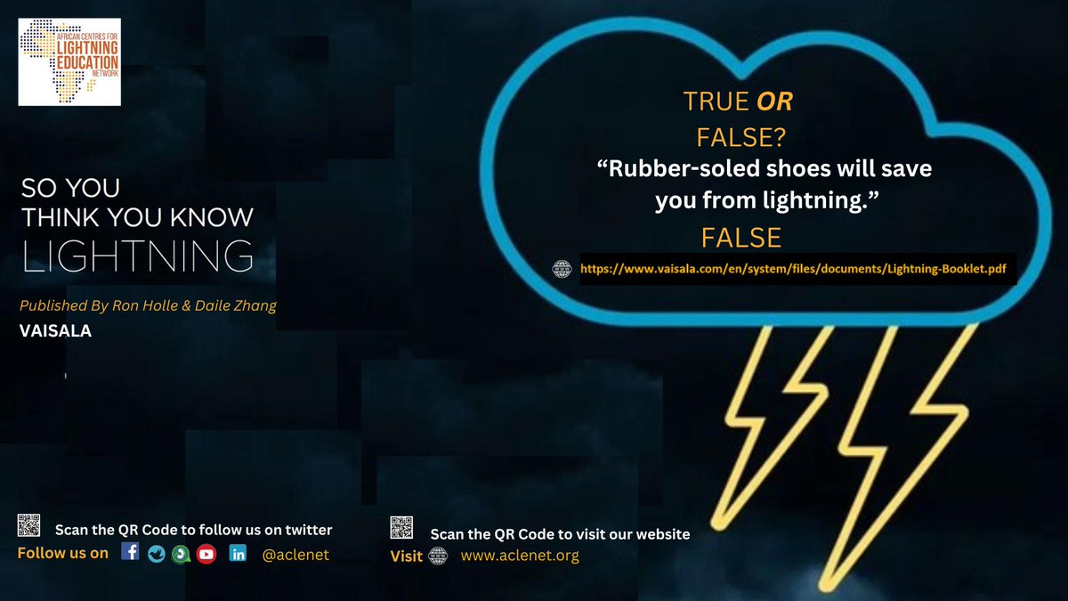 Day 17 of So You Think You Know Lightning. See more at vaisala.com/en/system/file…