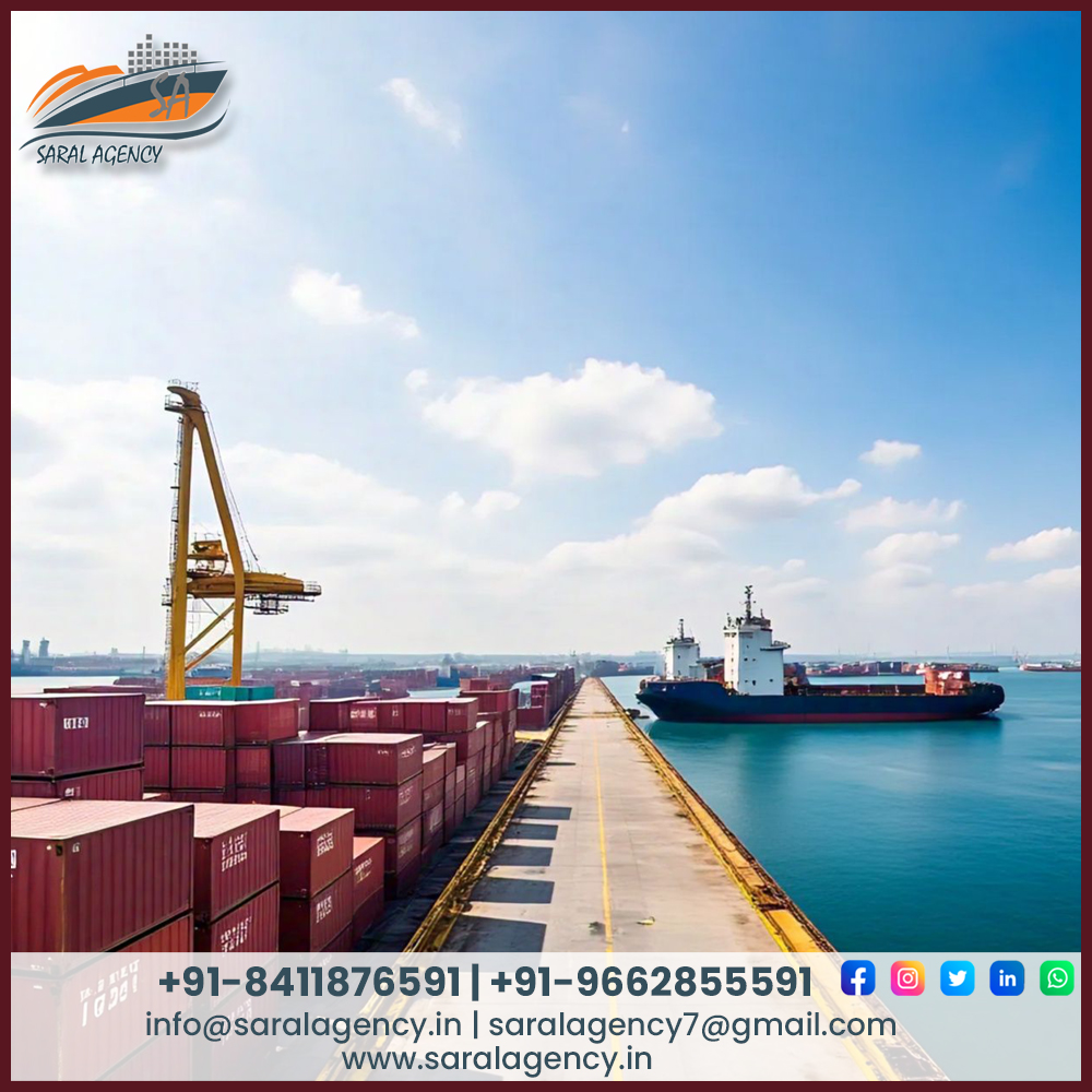 𝐒𝐚𝐫𝐚𝐥 𝐀𝐠𝐞𝐧𝐜𝐲
+91-8411876591 | +91-9662855591
saralagency7@gmail.com | info@saralagency.in
saralagency.in

#FreightForwarding #CustomClearance #Cargoshipping #shipcontainer #transport #transportlogistics #loading #shipping #saralagency #logistics #transport