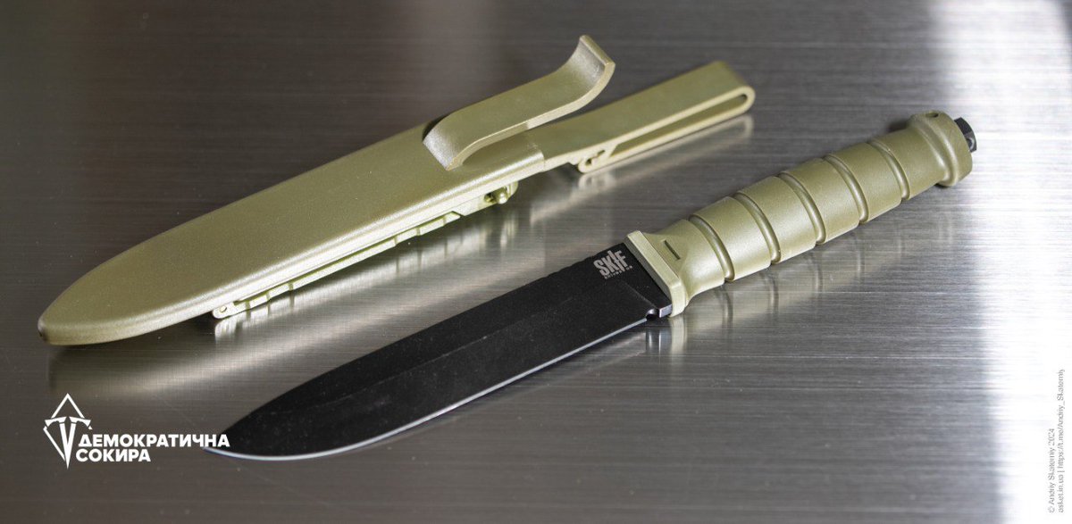 democraticaxe's tweet photo. Ми повернулися до вас з розіграшем!

@SkifKnives дали нам 5 ножів Skif Predator 2.0, а ми віддаємо вам їх за донат.

Правила прості:

🔻Робите донат, кратний 300 грн
🔻Скриншот донату нам в бот - https://t.co/OymNShj2b4

Реквізити для донату в наступному твіті https://t.co/55jaOB8eAf