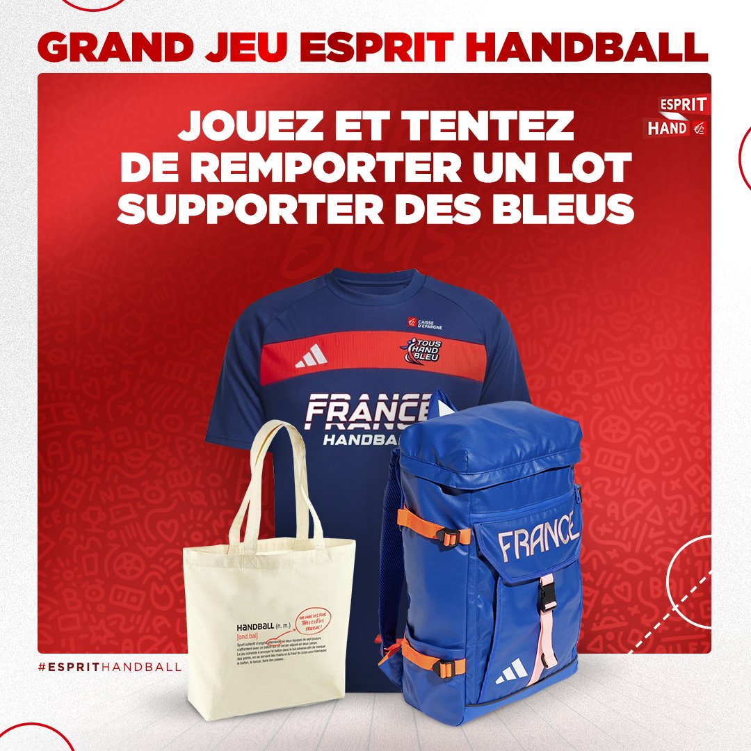 #VousEtreUtile

Avec #EspritHandball, tentez de remporter de nombreux lots hand à l'occasion du Mondial ! 🥰

👉 story.tl/eh-mondial2025m