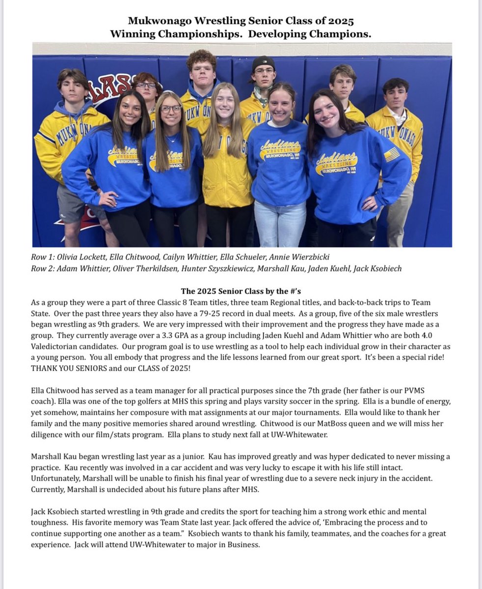 Mukwonago Wrestling tweet media