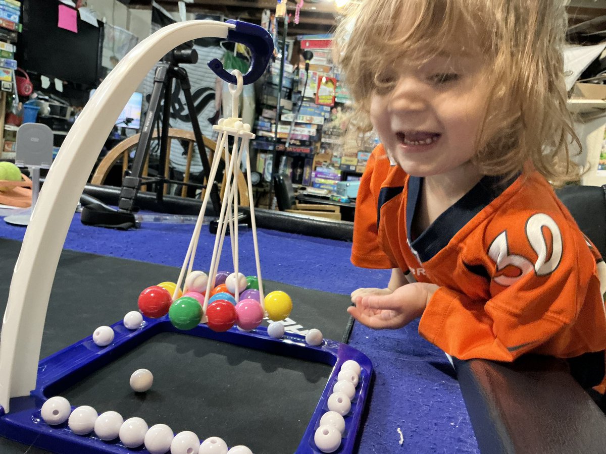 BowerGameCorner's tweet photo. Tumball from @BlueOrangeGames is yet another great family weight boardgame in their catalogue.
Ignore ages 5+ on this one also *except for choking purposes* #boardgames 
Amazon link 👇 if your interested https://t.co/n7wp4eBBFk
