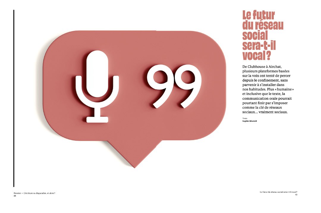 Honored to be featured in the latest issue of <a href="/USBEKetRICA/">Usbek & Rica</a> and to share my insights on voice communication in the digital landscape. Thank yoo for such an engaging conversation!