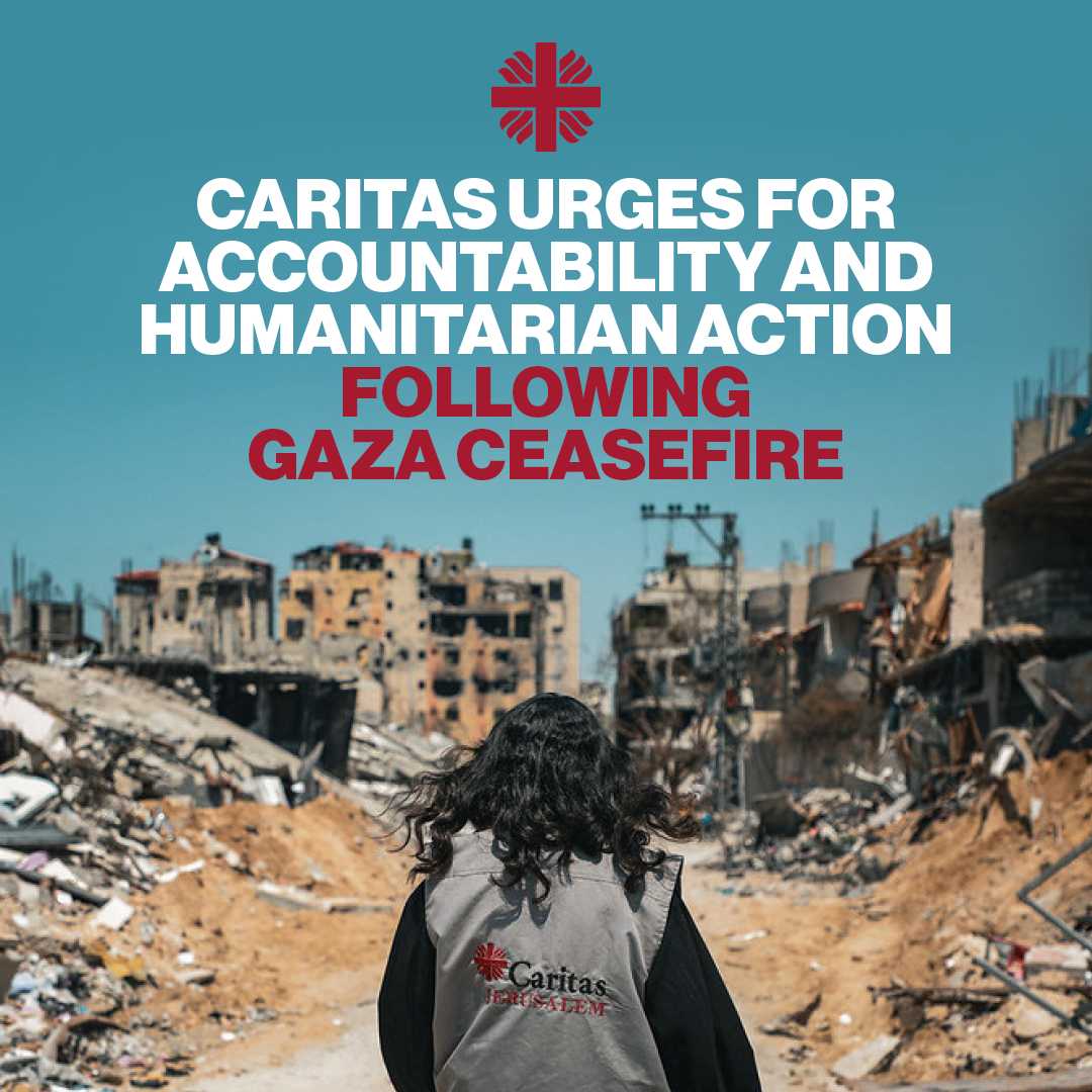 iamCARITAS's tweet photo. The #Gaza ceasefire must be upheld. Caritas calls for urgent action to ensure aid flows freely, international law is respected, and barriers to humanitarian assistance are removed. Read full statement: https://t.co/KH0vbRaRQi
#Gaza #Ceasefire #ImmediateAction https://t.co/cWDPeoG2cM