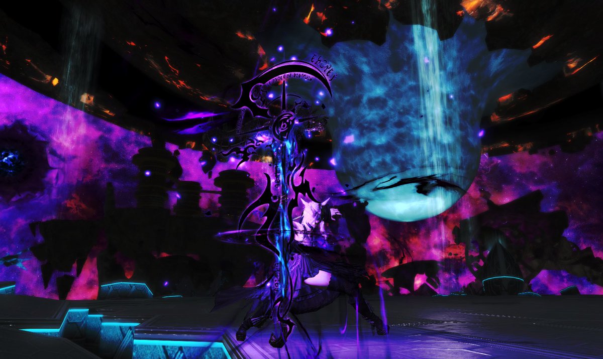 f___k0505's tweet photo. 久々の写真！✨️
リーパーでここは合いすぎてる😇
 #FF14  #FFXIV https://t.co/FZHg3v57ai