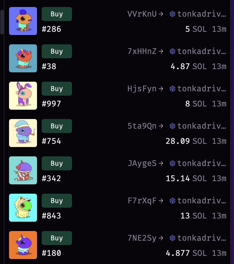 One of the largest $UFD holders tonka just swept a unicorn load of NFTs above floor price.

Collectors collect.