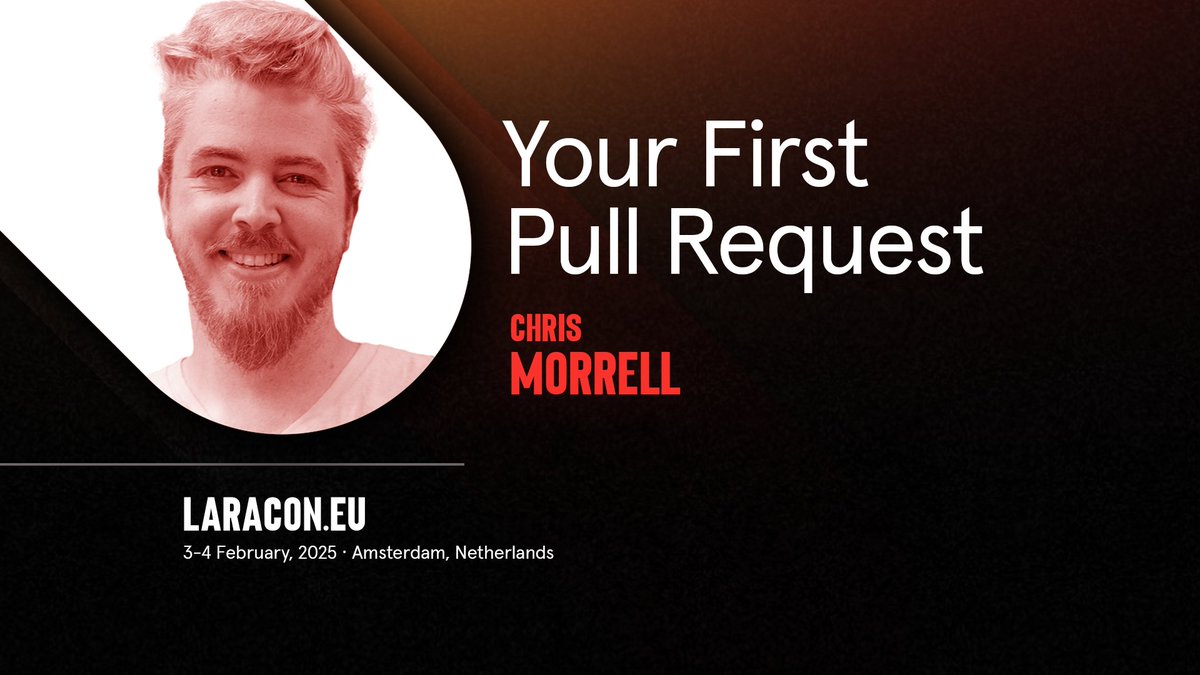 Laracon EU (@laraconeu) on Twitter photo 🎙 Talk Reveal
<a href="/inxilpro/">Chris Morrell</a> will take the stage with his talk: "Your First Pull Request"
🌚 Join the AFTER DARK:
laracon.eu/after-dark 🎙 Talk Reveal
<a href="/inxilpro/">Chris Morrell</a> will take the stage with his talk: "Your First Pull Request"
🌚 Join the AFTER DARK:
laracon.eu/after-dark