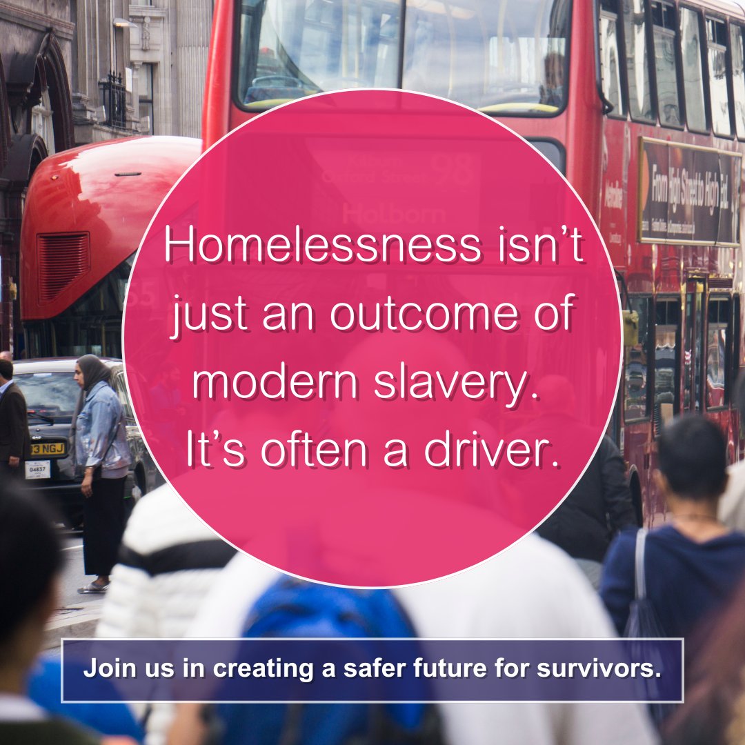 As the leading organisation uncovering the links between modern slavery and homelessness, we want to help others avoid exploitation at work.

To learn more about exploitation and the industries in which this occurs most often, please visit:ow.ly/glNi50UIki2