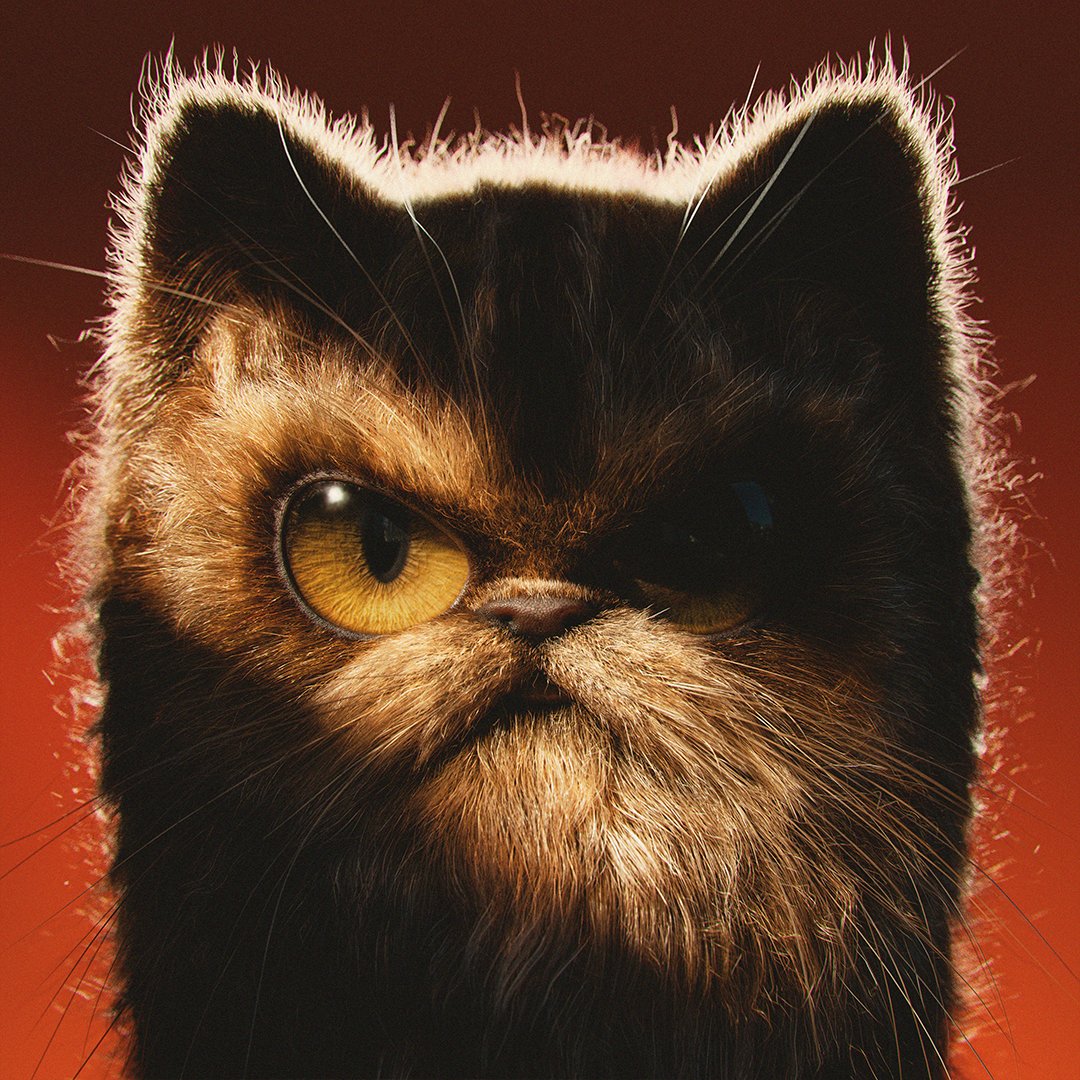 aendom's tweet photo. 🐾✨ Meet Boyo!
A small, furry feline menace. This guy was brought to life using Blender and the Medusa Nodes add-on! HD Images on Artstation!
#b3d #MedusaNodes #SubstancePainter #Photoshop #NVIDIAStudio #Wacom #3DArt #CharacterDesign #FurCreation https://t.co/XKJMZJ82un