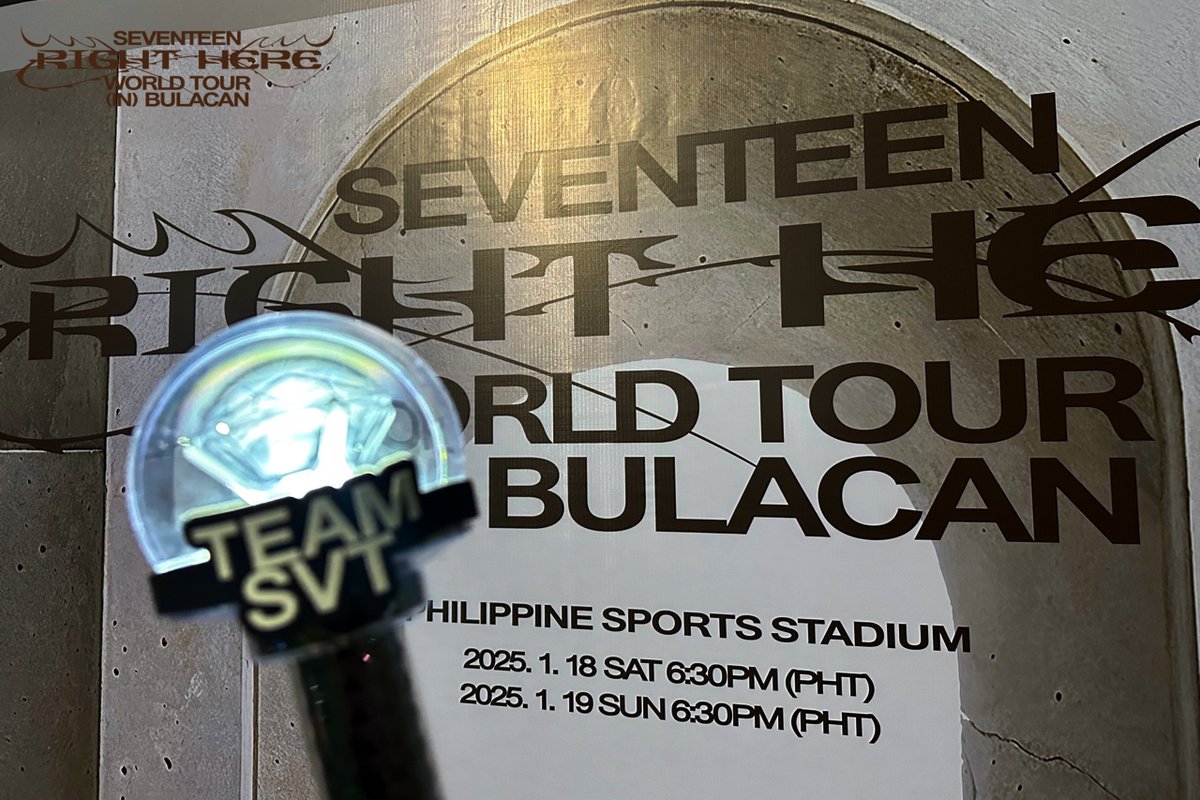 pledis17_STAFF's tweet photo. 📢👀PING~ HAGO BULACAN🔥
#SEVENTEEN_RIGHT_HERE_BULACAN #CARAT_ZONE

[Location]
Separate booth in the PHILIPPINE ARENA near the PHILIPPINE SPORTS STADIUM

[Operating Hours]
AM 09:00 - PM 05:00 (PHT)
※ This event may end early depending on the number of visitors on the day.
※ You can visit only once per day per person. 

📌More Info: https://t.co/Rkamx46Zdj

#SEVENTEEN #세븐틴
#SVT_RIGHT_HERE_WORLDTOUR
#SVT_RIGHT_HERE_IN_ASIA