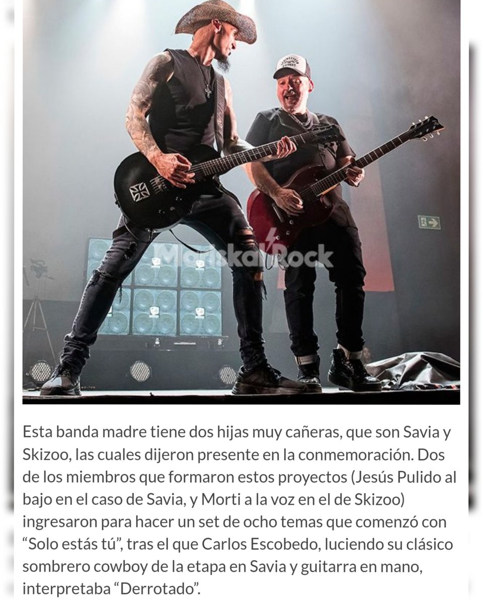 MortiOficial's tweet photo. 𝗖𝗿𝗼́𝗻𝗶𝗰𝗮 @mariskalrock
𝗦𝗼̂𝗯𝗲𝗿 + 𝗦𝗮𝘃𝗶𝗮 + 𝗦𝗸𝗶𝘇𝗼𝗼:
𝗔𝗽𝗼𝘁𝗲𝗼́𝘀𝗶𝗰𝗼 𝗽𝗮𝘀𝗼 𝗵𝗮𝗰𝗶𝗮 𝘁𝗿𝗲𝗶𝗻𝘁𝗮
𝗮𝗻̃𝗼𝘀 𝗺𝗮𝘀
11 𝗘𝗡𝗘𝗥𝗢 2025
📍Las Ventas, Madrid  @malvido_photography

https://t.co/ibwryuIL3E

#gira30sss https://t.co/VXUvEFN5Ks