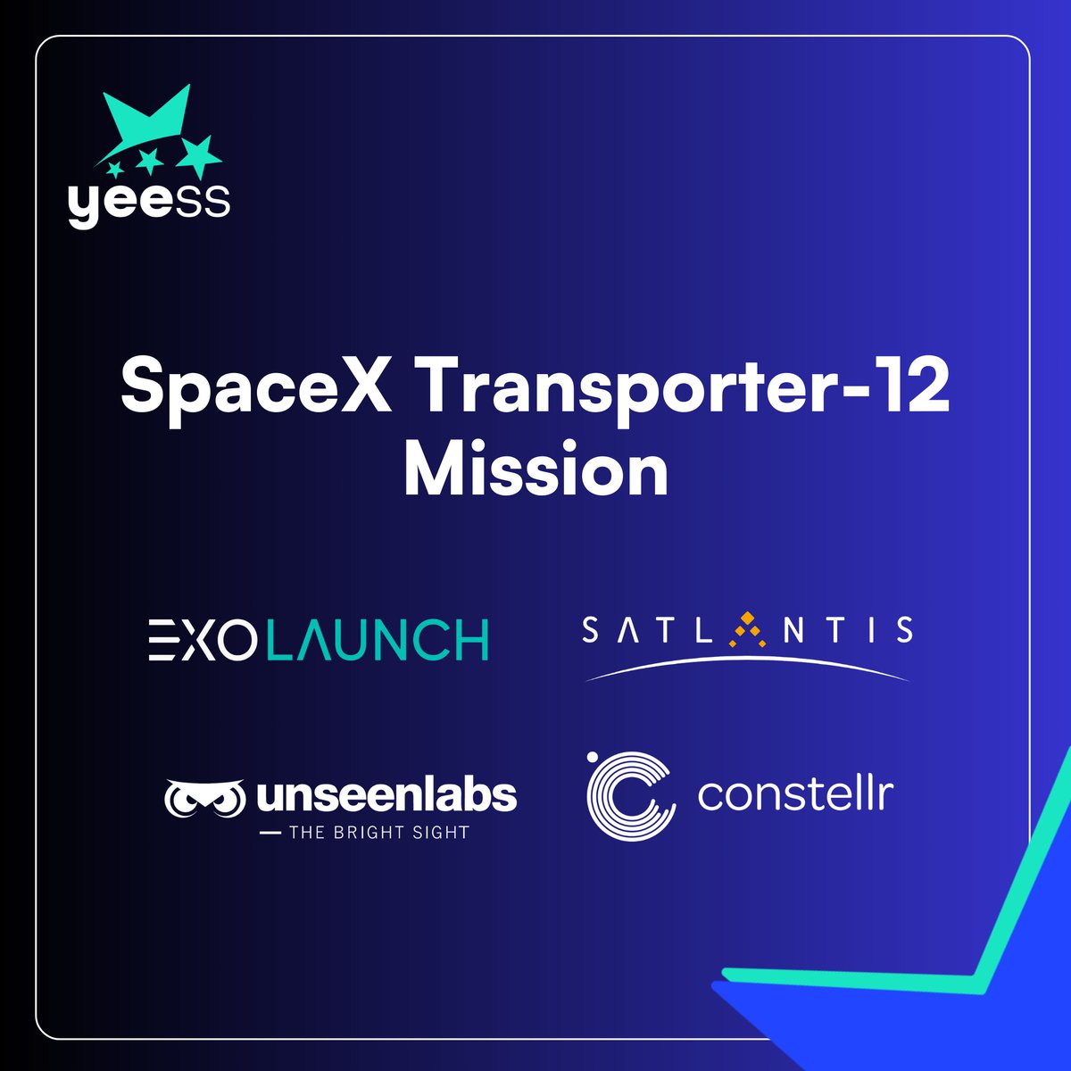 YEESS_Syndicate's tweet image. 🌍🚀 European driven success in space!
This week, YEESS member @Exolaunch helped deliver 34 satellites to orbit on @SpaceX 's Transporter-12 mission, including Constellr’s SkyBee 1, @Satlantis’ GARAI-A, and @Unseenlabs' BRO-16. These satellites support crucial missions from…