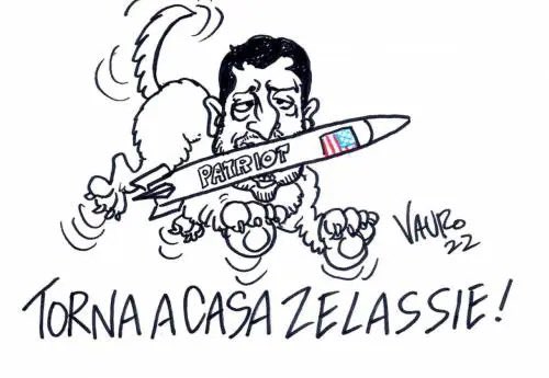 Volodymyr Zelenskyy is a puppet placed there at the service of the powers that be to wage war on a people for whom we Italians have immense respect. Ukraine is just a battlefield…