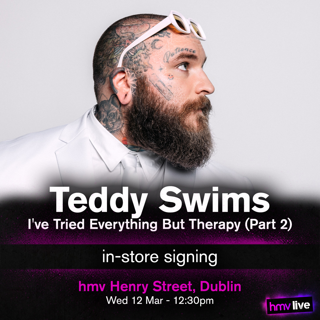 hmv (@hmvtweets) on Twitter photo JUST ANNOUNCED!
<a href="/teddyswims/">Swimmy BoutDaCheck</a> will be joining us at our store in DUBLIN for a very special in-store signing to celebrate the release of I've Tried Everything But Therapy (Part 2)!
Pre-order from 11am on Monday to attend!!
Full details: ow.ly/28Ig50UFayL
#hmvLive JUST ANNOUNCED!
<a href="/teddyswims/">Swimmy BoutDaCheck</a> will be joining us at our store in DUBLIN for a very special in-store signing to celebrate the release of I've Tried Everything But Therapy (Part 2)!
Pre-order from 11am on Monday to attend!!
Full details: ow.ly/28Ig50UFayL
#hmvLive