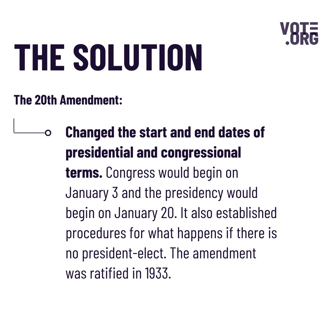 The U.S. presidential inauguration happens on January 20th, thanks to the 20th Amendment. Before this, presidents were sworn in on March 4th, leaving a long gap between the election and the start of their term.

In the 1800s, slower communication and travel meant it took months