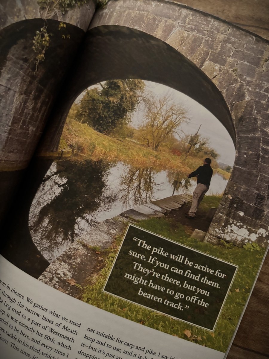 fallonsangler's tweet image. 'A hyperfocus takes over, I am oblivious to the grains of sand draining from the hourglass, and I cast my lure effortlessly into even the tiniest hole between weeds.'
Garrett Fallon cheats time in order to pike fish with an old friend.
Issue 36  - fallonsangler.net/shop/