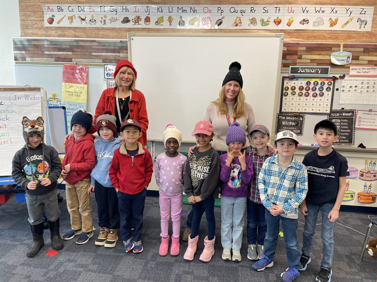 AlcottSchool's tweet photo. Today our students and teachers celebrated Alcott Spirit Day by wearing their favorite hats to school.  There were so many different hats to choose from!  Our next Spirit Day is Comfy Cozy Day on Friday, February 7.  🧢👒 https://t.co/SDf4pzzkXO