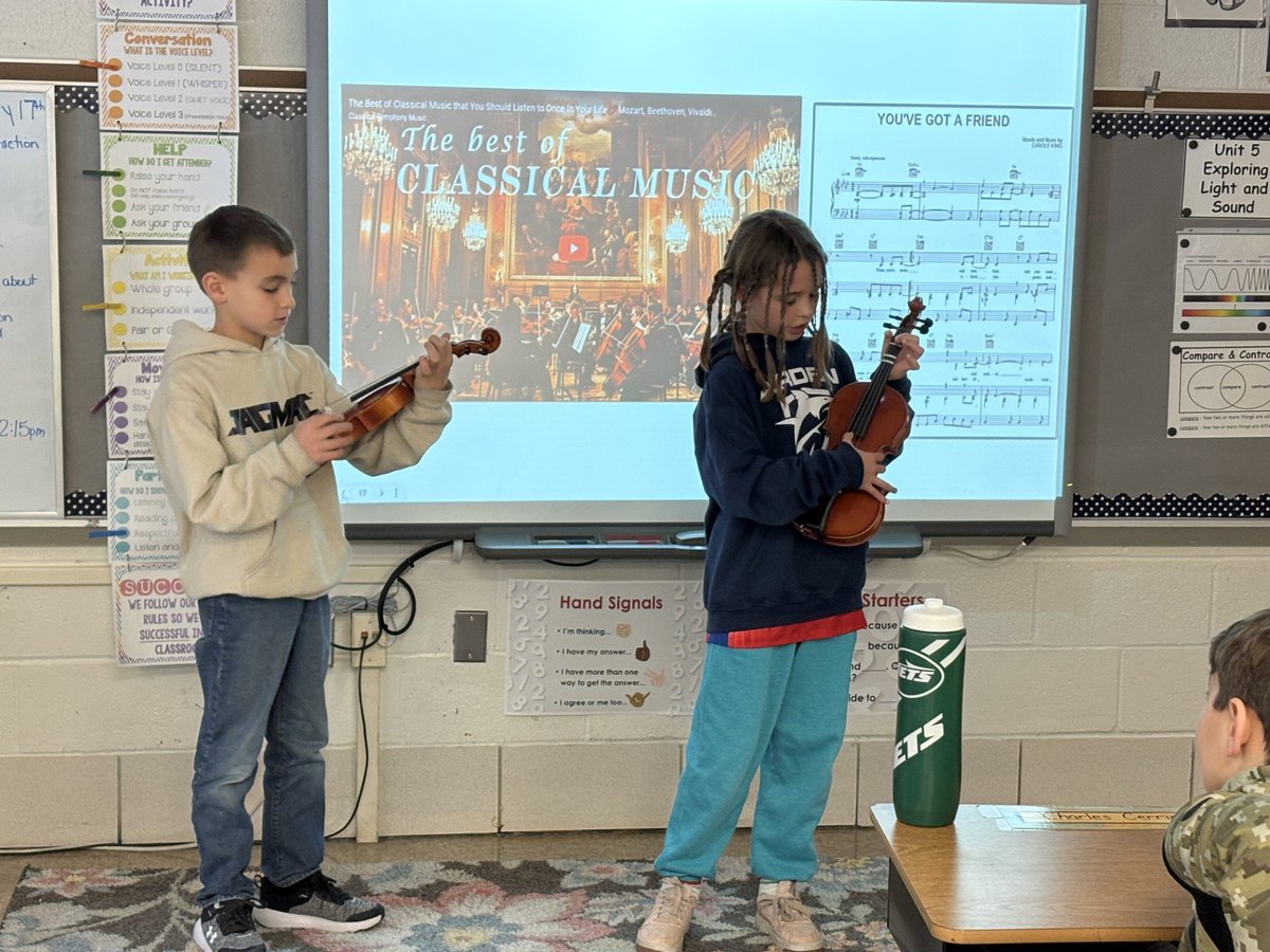 MESaacps's tweet photo. @AACountySchools Third grade students shared how instruments can change pitch during their CKLA lesson! https://t.co/TvSd6pr2eA