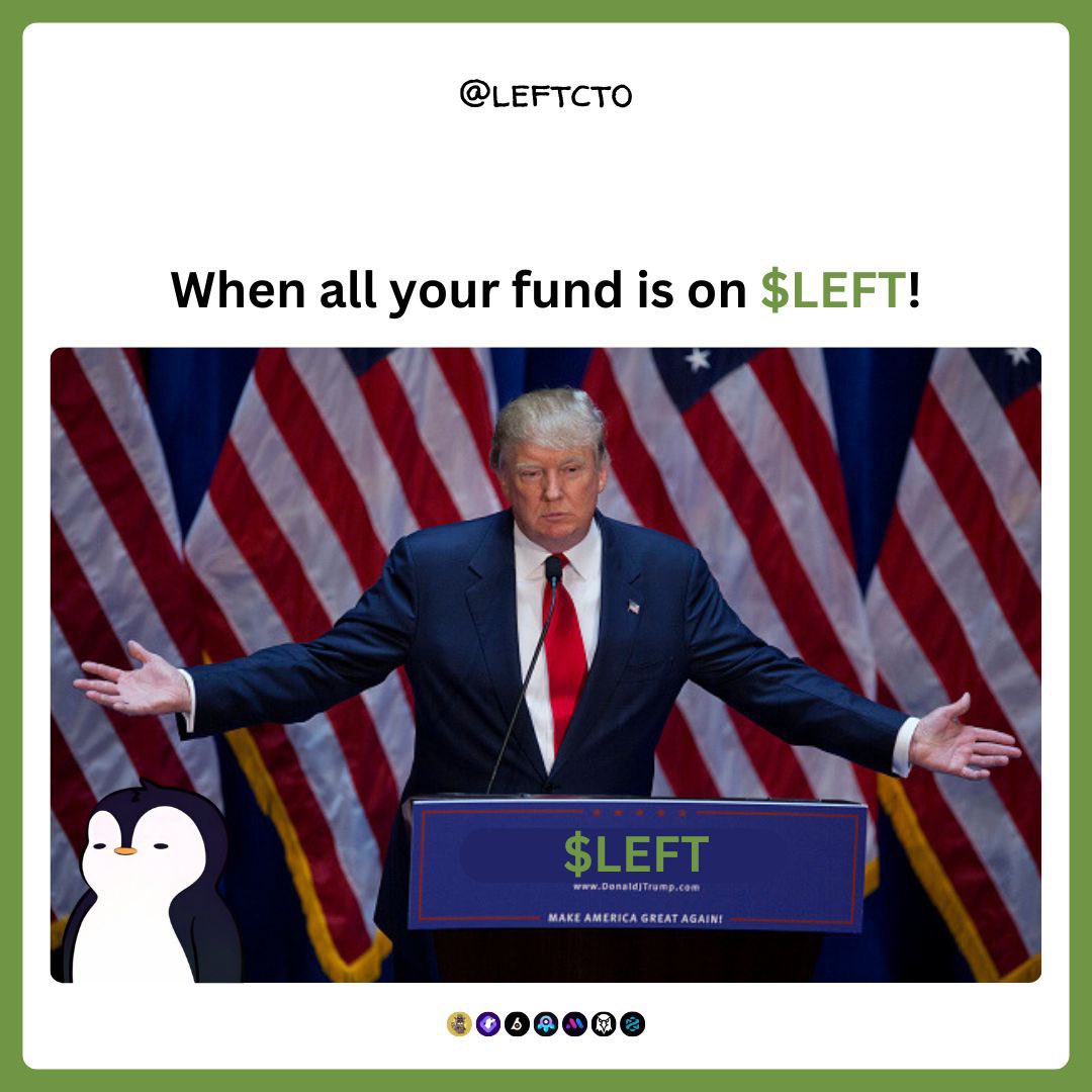LEFTCTO's tweet image. $LEFT cycle starts soon. 

Dont get left behind.

Ca: 9zHtbLTNspGJiTgCmKvJ8VCWdZEnfRNGgjBpmsBfpump
