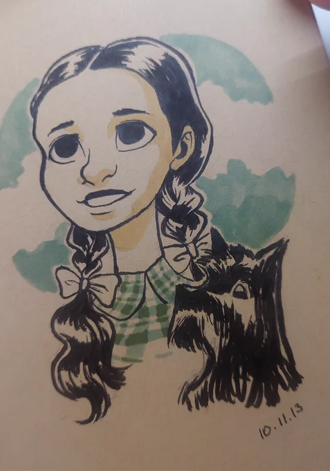I miss going out and use my brushpen to do random sketches.

2013 