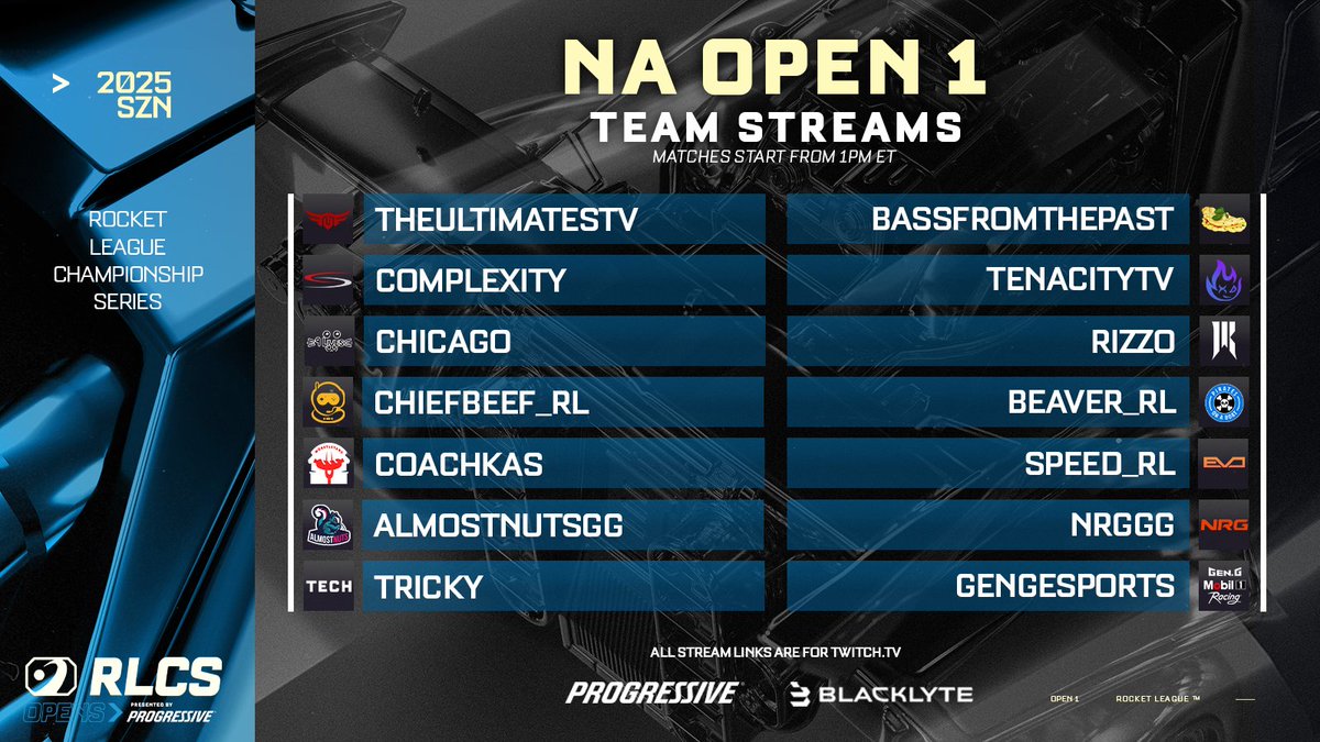 RLEsports's tweet image. NA Open 1 Main Event starts today 😎

Matches start at 1pm ET throughout the weekend! Here's how to catch Friday's action through team streams 📺