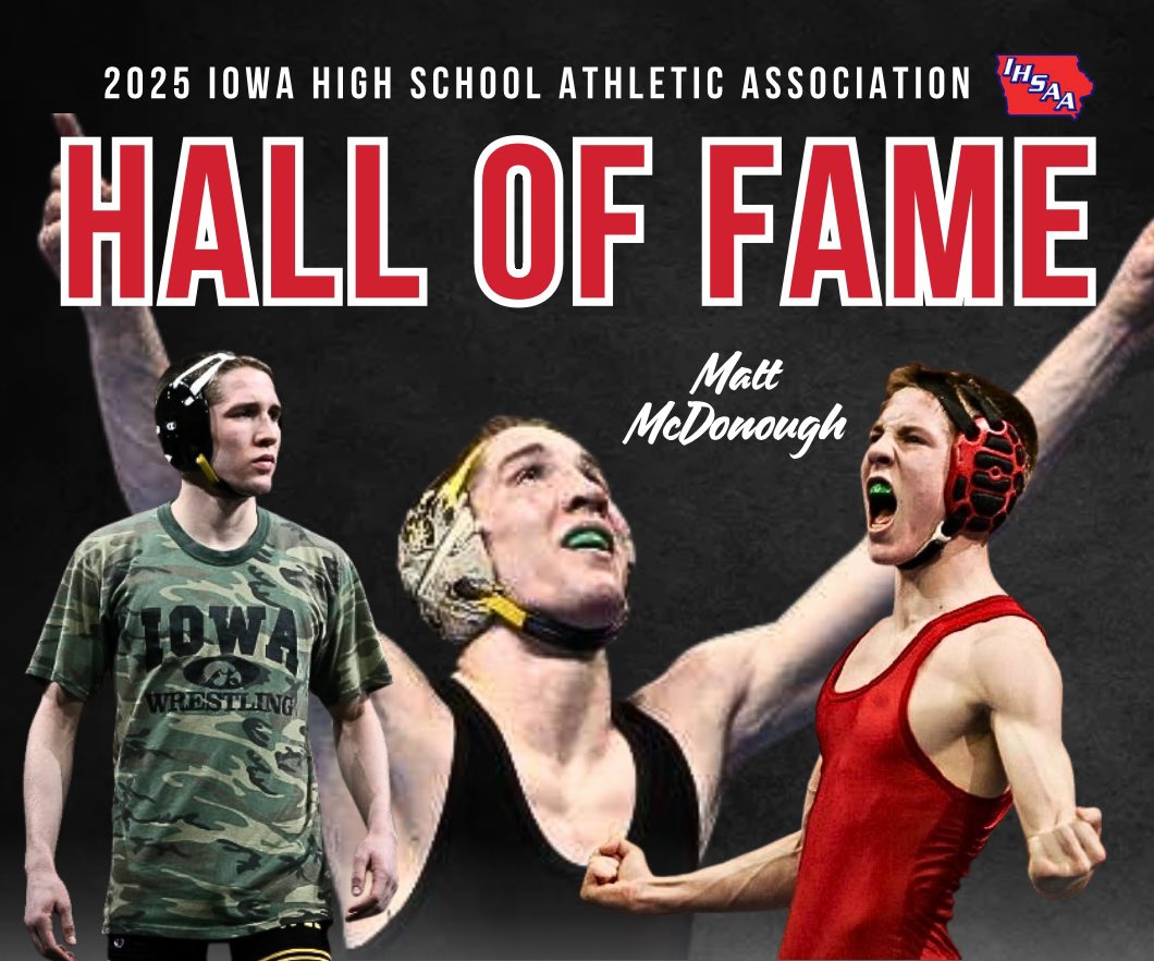 𝑯𝒂𝒍𝒍 𝒐𝒇 𝑭𝒂𝒎𝒆𝒓

Congratulations to Matt McDonough on being named to the <a href="/IHSAA/">IHSAA</a> Hall of Fame Class of 2025! Matt will officially be inducted prior to the State Finals on February 22nd in Des Moines. <a href="/McDominate17/">Matt McDonough</a> 

#LionLegend🦁