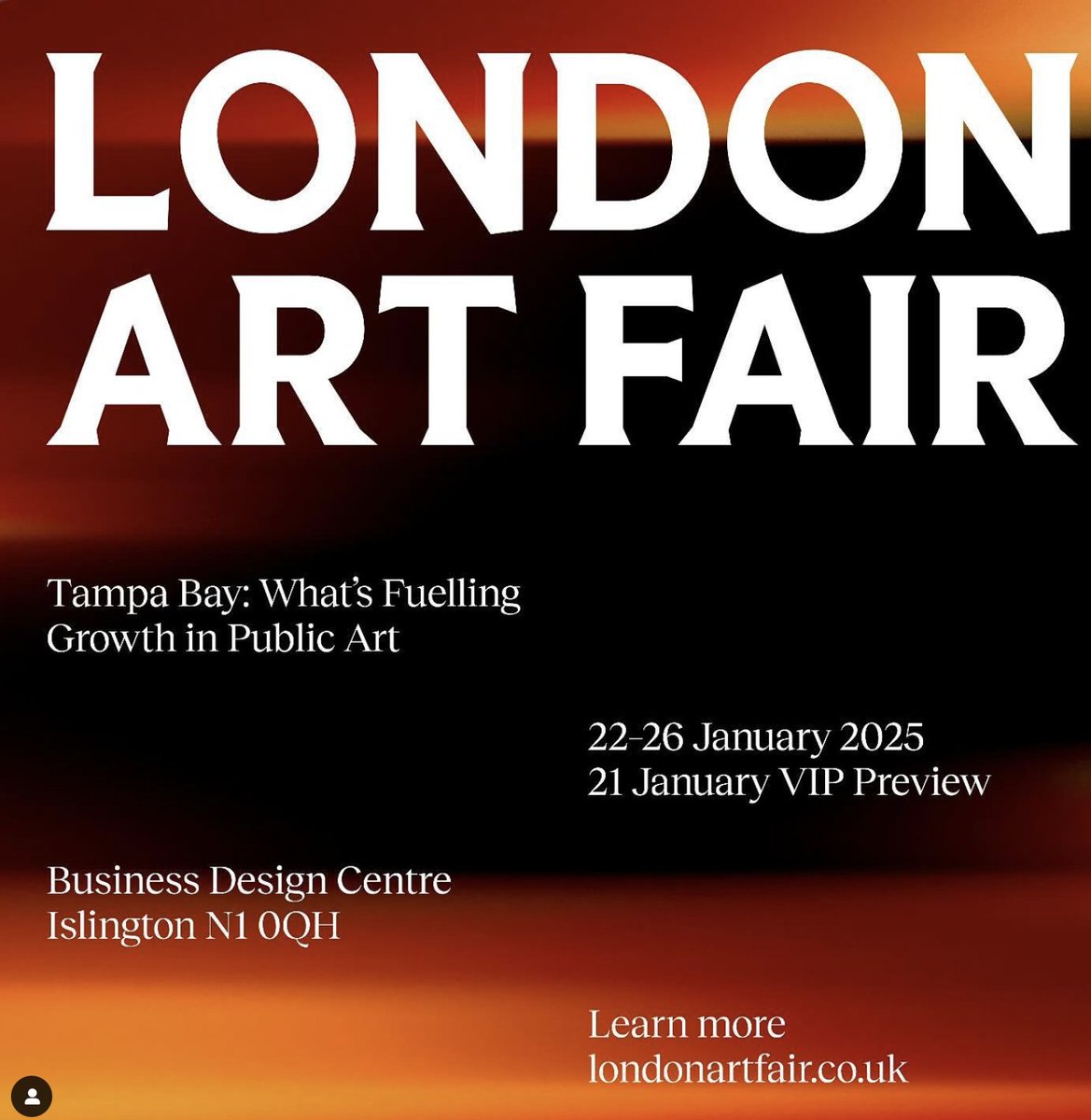 Jason Bruges Studio (@jasonbruges) on Twitter photo Jason Bruges, will be at 'London Art Fair' on 22nd January siting on the panel chaired by <a href="/StellaIoannou/">stella ioannou</a> ‘Tampa Bay: What’s fuelling Growth in Public Art’
He will be joined alongside @visittampabay and renowned Tampa artist <a href="/yalaford/">Ya La'ford</a>. Learn more at Londonartfair.co.uk Jason Bruges, will be at 'London Art Fair' on 22nd January siting on the panel chaired by <a href="/StellaIoannou/">stella ioannou</a> ‘Tampa Bay: What’s fuelling Growth in Public Art’
He will be joined alongside @visittampabay and renowned Tampa artist <a href="/yalaford/">Ya La'ford</a>. Learn more at Londonartfair.co.uk