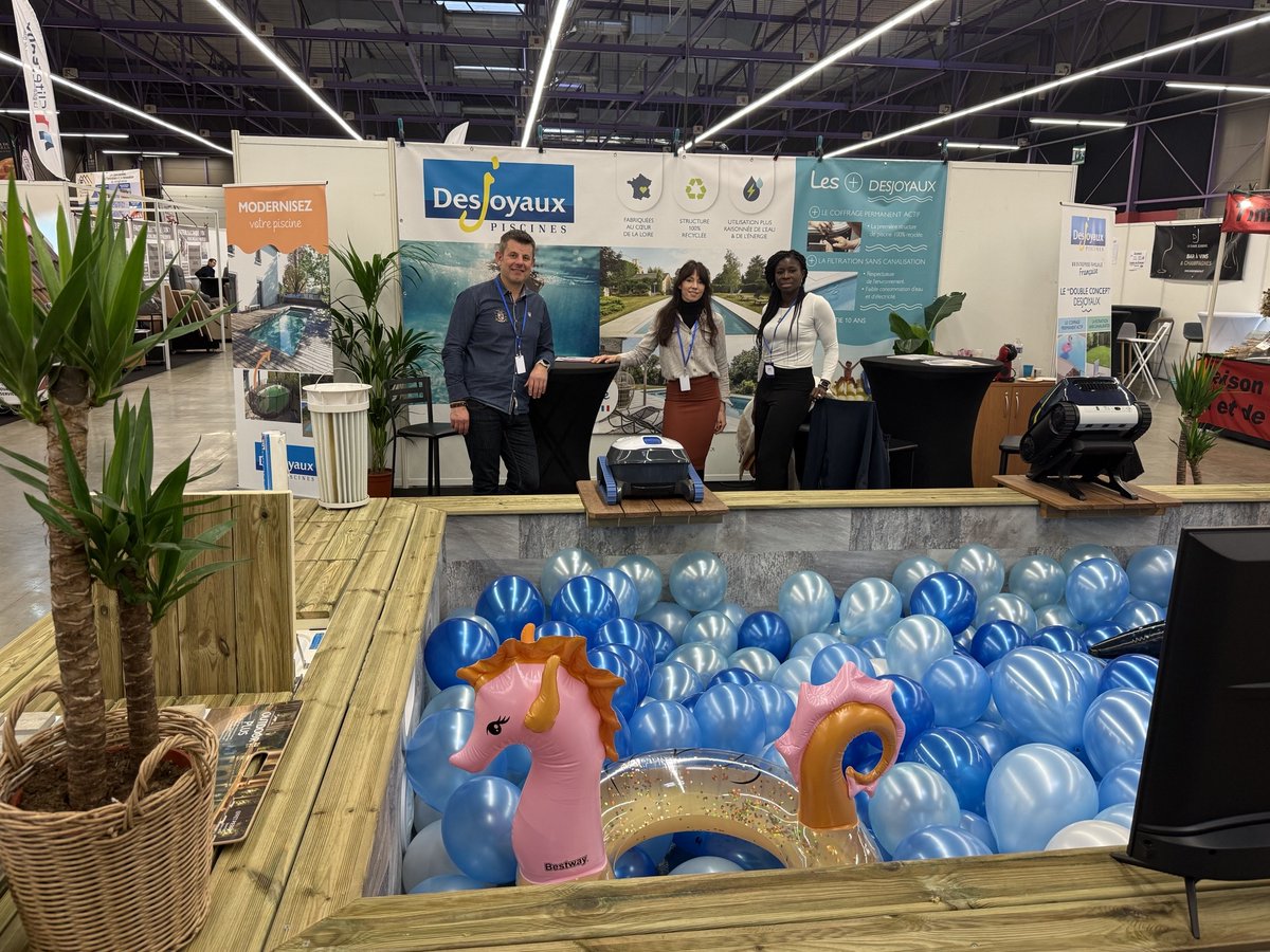Bienvenus sur le stand <a href="/Desjoyaux_pools/">Piscines Desjoyaux</a>
de notre concessionnaire Gounord Piscines à la Foire de Beaune du 17 au 19 janvier 2025 de 10 h à 19 H.