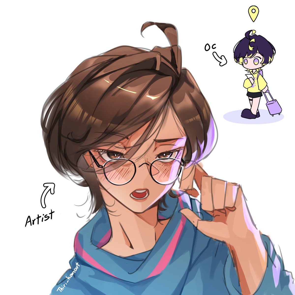 Oc vs artist #artist #artwork