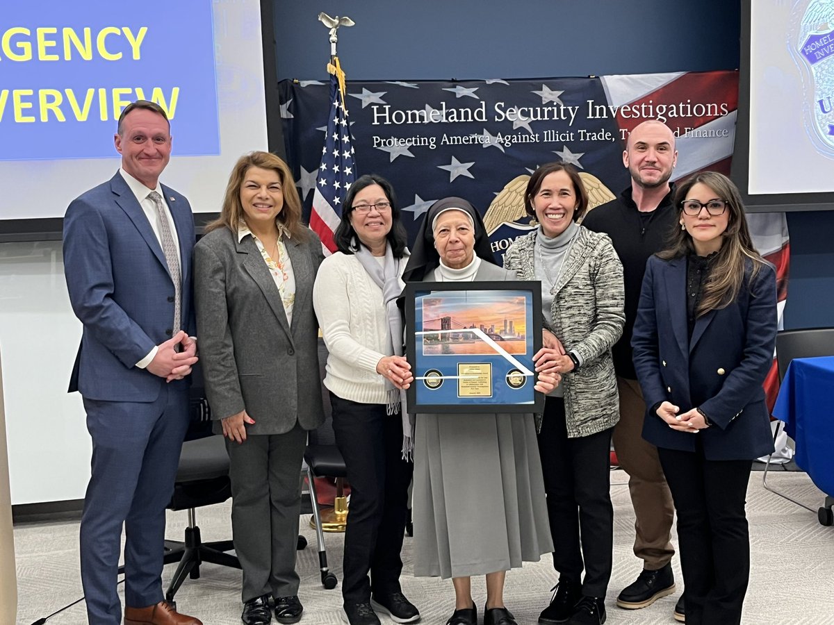 HSINewYork's tweet photo. Earlier this week, HSI New York hosted a Human Trafficking Summit at our office, bringing together over 20 NGOs and partner agencies. This collaboration strengthens our shared mission to protect victims, dismantle trafficking networks, and bring traffickers to justice. https://t.co/9YhfTGV8Gb