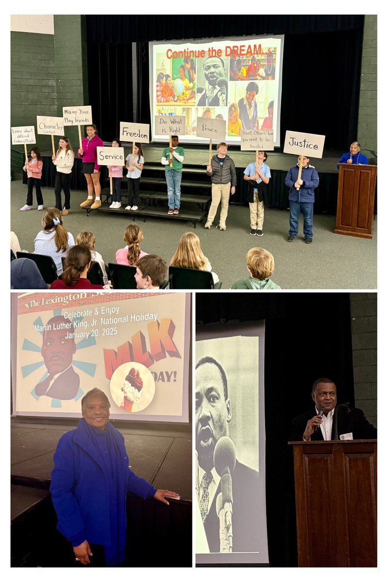 💚A big thank you to Dr. Beatty and Mr. Beatty for visiting to speak to our lower school students on MLK’s legacy and the principles of character he continues to inspire today. ✨