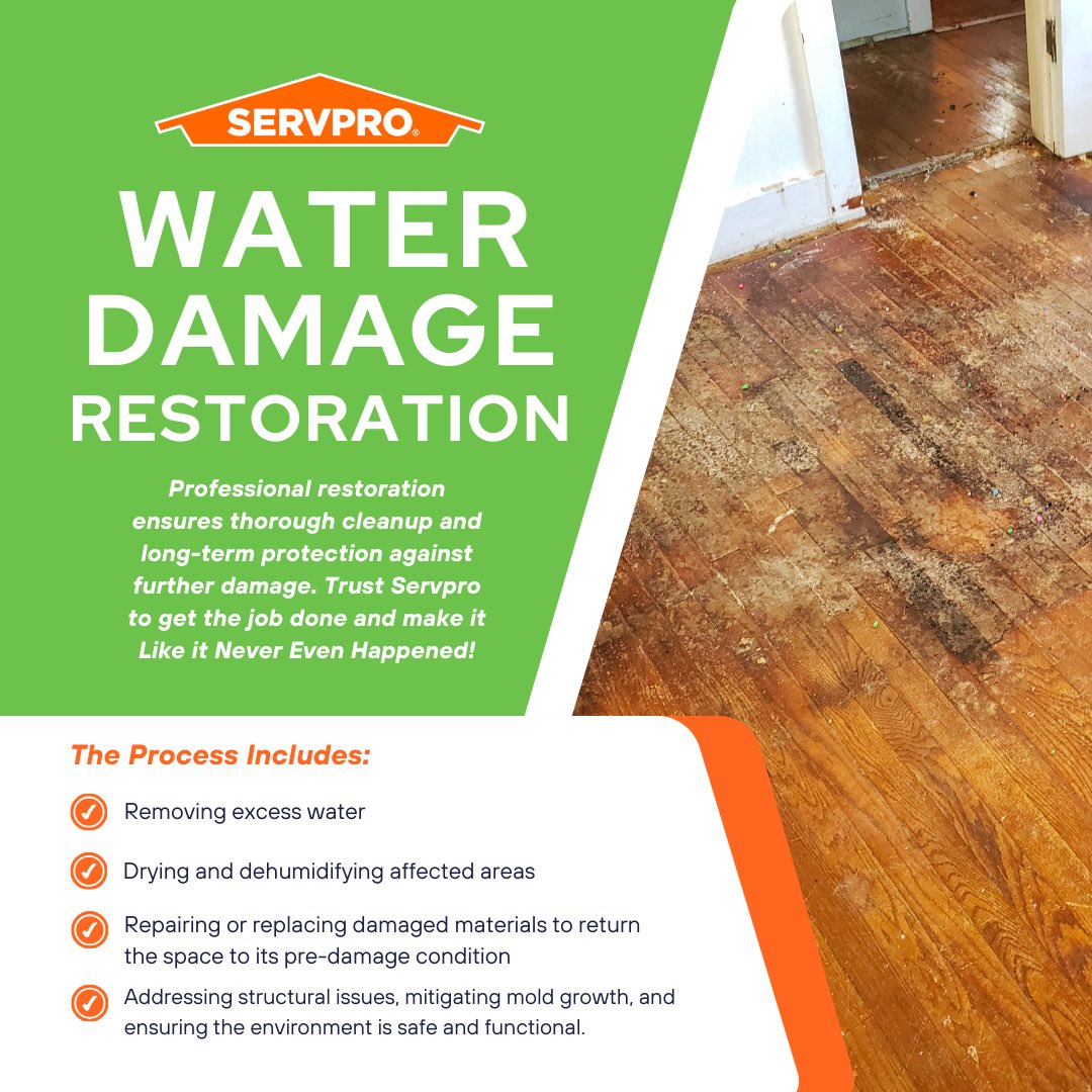 Don’t let water damage ruin your property. Our expert team is always here to restore and repair 💧