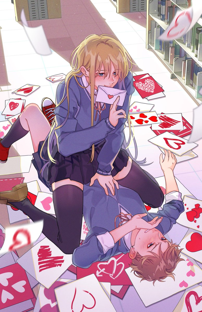 Curryuku's tweet photo. Hello people who came because of Caitvi contents
Did you know I have my own Sesian GL book coming out?
Check out my comic Not so Shoujo Love Story!!
Volume 1 is up for pre-order!
A cute love story about 2 girls being 👭💅🏳️‍🌈✨ https://t.co/RQGEJQVMvy