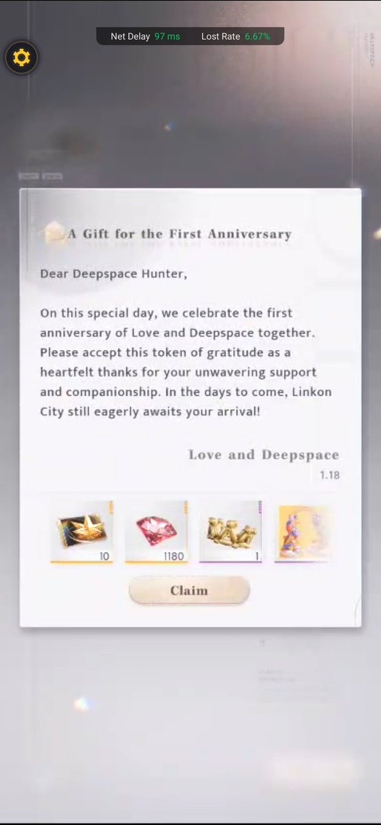 Happy 1st Anniversary, Hunter! 🥳🥳
Jangan lupa di claim di Inbox nya ya! 😆

Apa harapan kalian untuk lads kedepannya? Share your thoughts with me! 

- 🌺